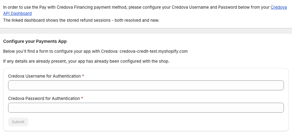 shopify app install