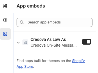 Shopify Messaging App Embed